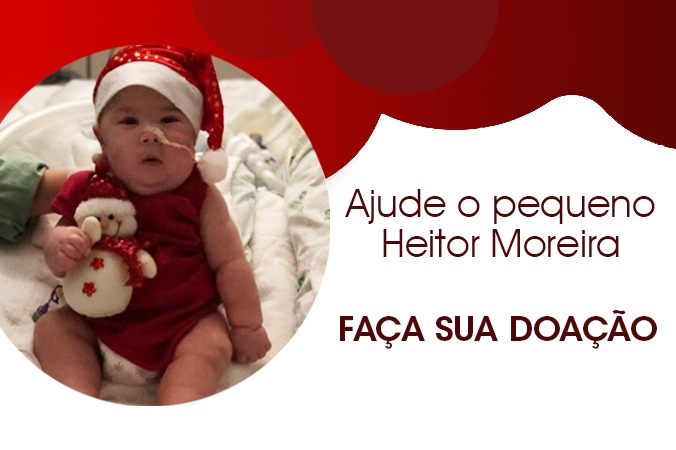 Família Caixa: neste dia 20, colabore com a campanha para ajudar o pequeno Heitor