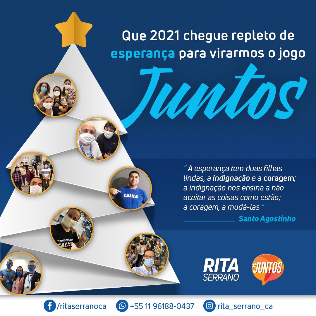 Mensagem de final de ano para os colegas da Caixa