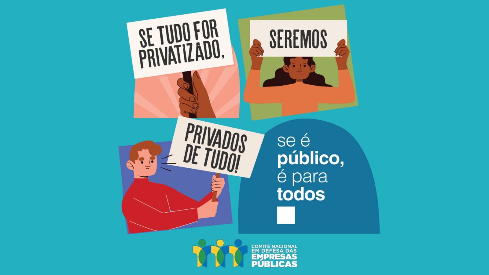 Comitê celebra cinco anos de campanha com lançamento de vídeo em defesa das empresas e serviços públicos