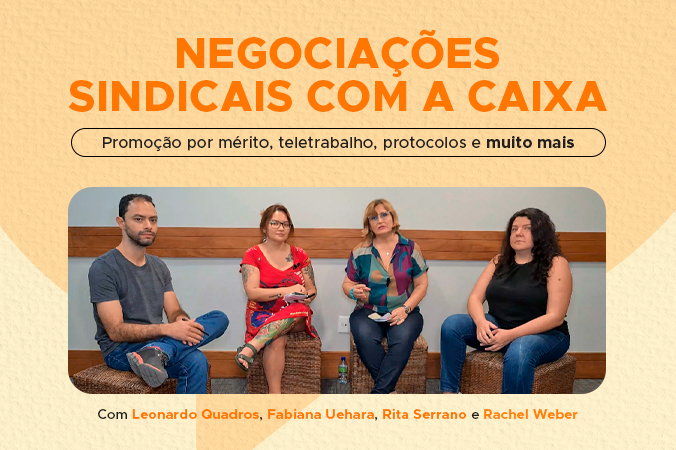 Rita Serrano promove live sobre as negociações sindicais com a Caixa