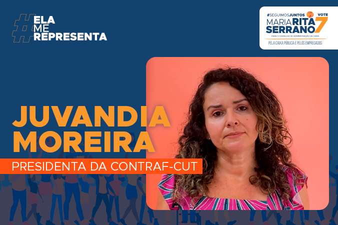 Contraf-CUT declara apoio a candidatura de Rita Serrana