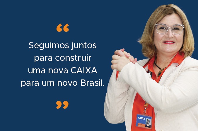 Às empregadas e empregados da CAIXA