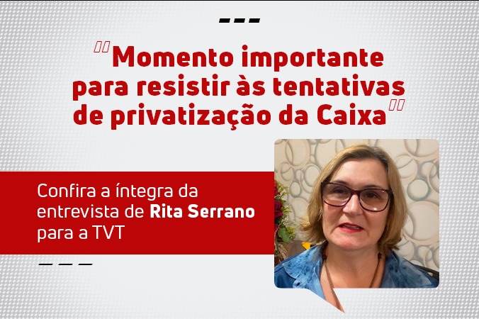 Rita Serrano concede entrevista a TVT