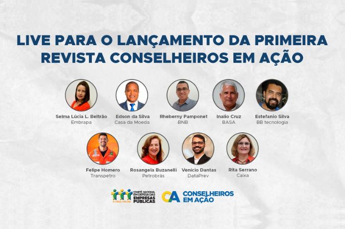 Conselheiros em Ação: primeira edição da revista será lançada nesta quarta, 10