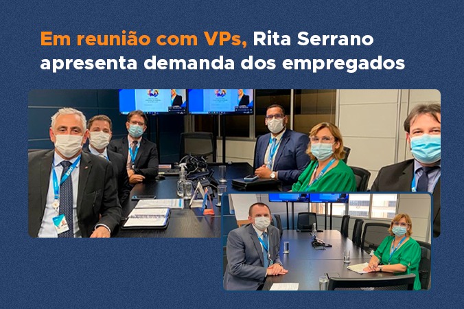Em reunião com VPs, Rita Serrano apresenta demanda dos empregados