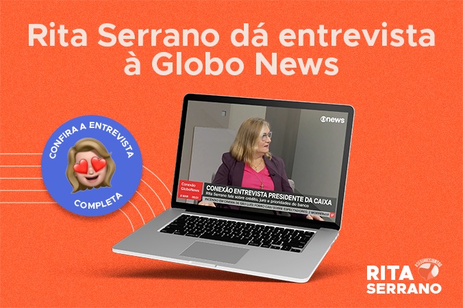 Rita Serrano concede entrevista para o programa Conexão, da GloboNews