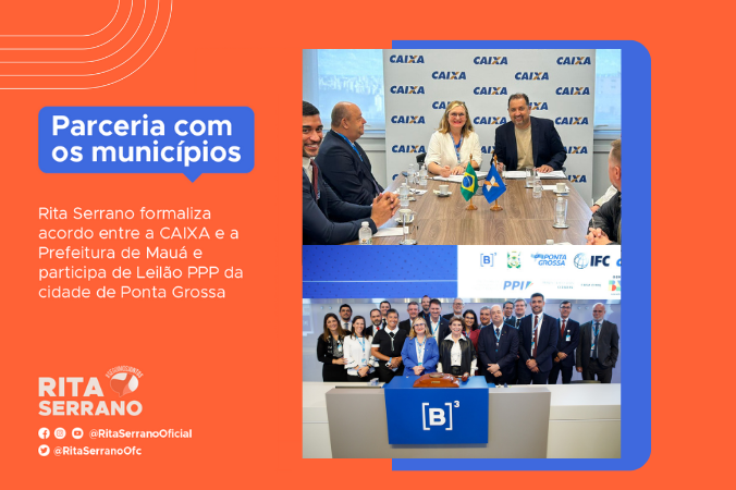 Rita Serrano participa de ações em benefício aos municípios