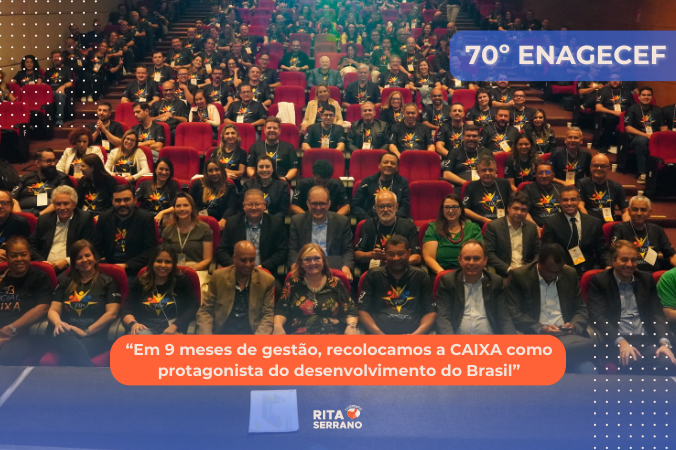 “Em 9 meses de gestão, recolocamos a CAIXA como protagonista do desenvolvimento do Brasil” afirma Rita Serrano