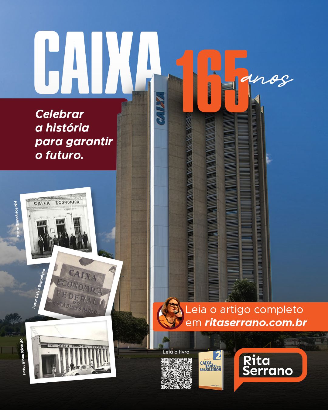 Caixa 165 anos: celebrar a história, garantir o futuro