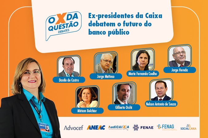Ex-presidentes da Caixa discutem futuro do banco em live no dia 25