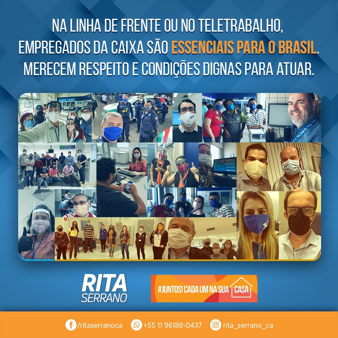 Confira o quarto e penúltimo card da campanha de valorização dos empregados da Caixa